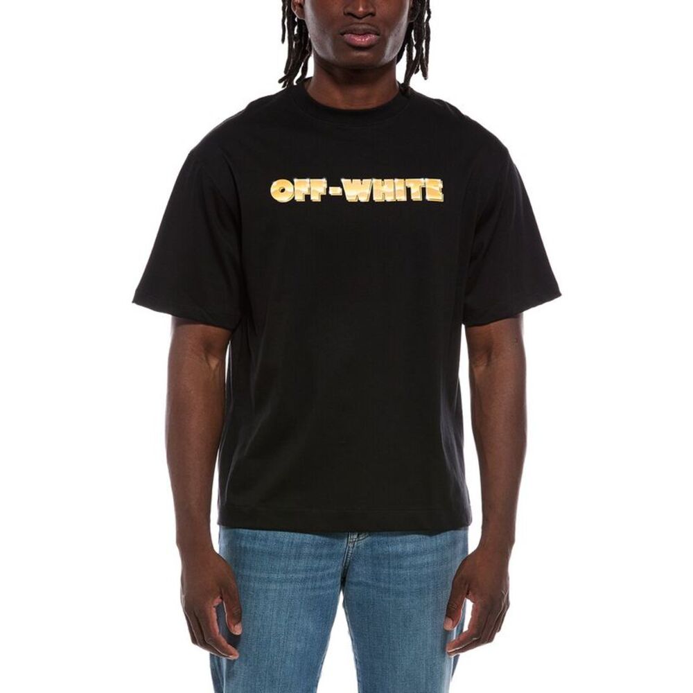 Off-White™ Mens Off-White T-Shirt, Black